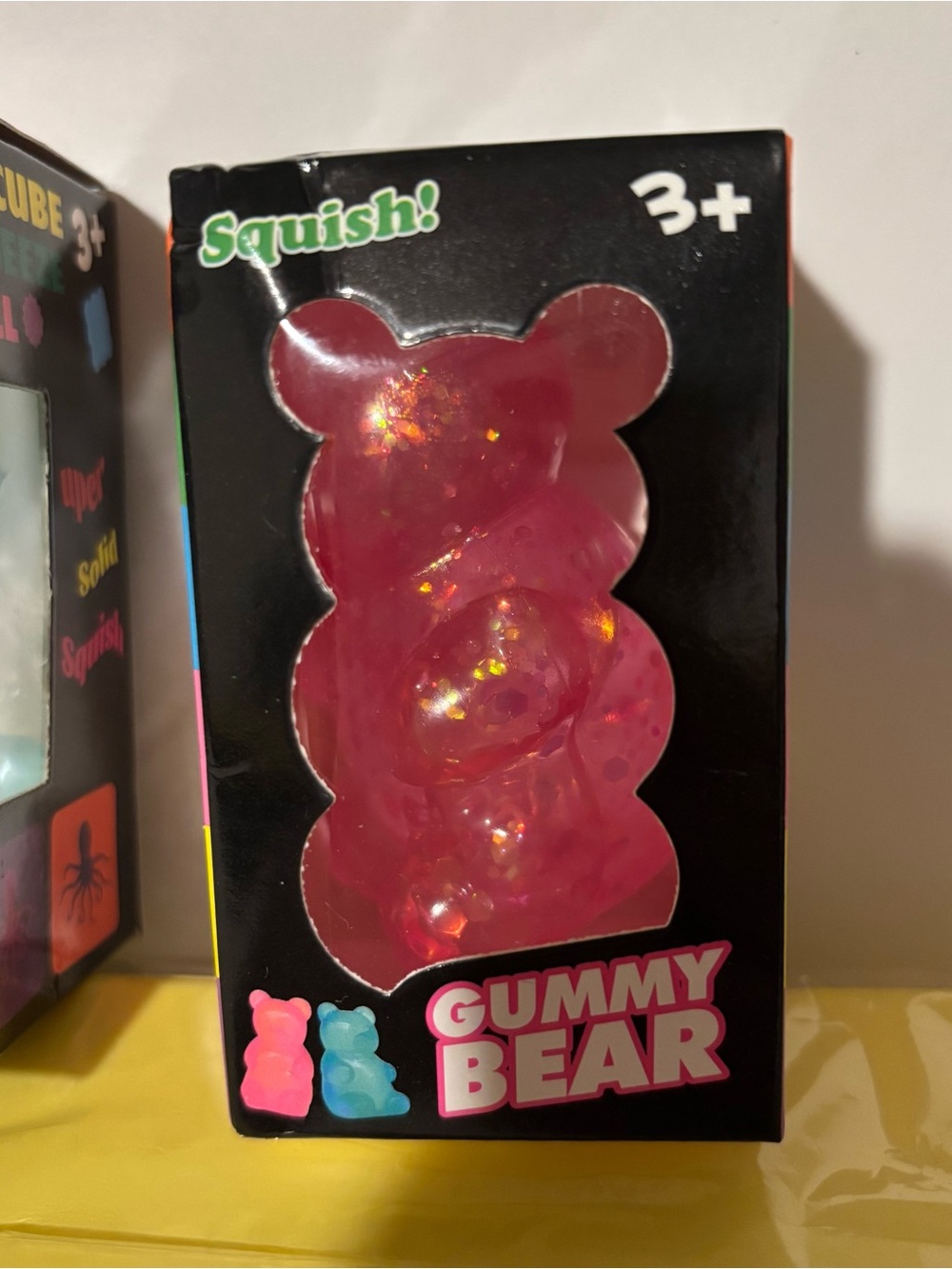 Pink Gummy Bear and butter & octopus Kids-adults Squeeze Toy lot - Picture 3 of 6